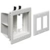Arlington TVBU505GC 2-Gang Recessed TV Box for Power and Low Voltage